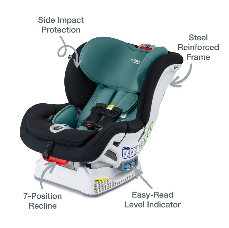Photo 1 of Britax Boulevard Clicktight Convertible Car Seat, Green Contour SafeWash Boulevard Green Contour
