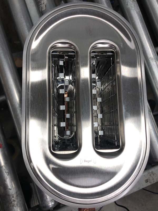 Photo 1 of Café Express Finish 2-Slice Toaster | Extra-Wide Slots, Extra Lift for Waffles, Pastries, Texas Toast & More | 4 Pre-Set Functions, 8 Shade Options | Countertop Kitchen Essentials | Stainless Steel