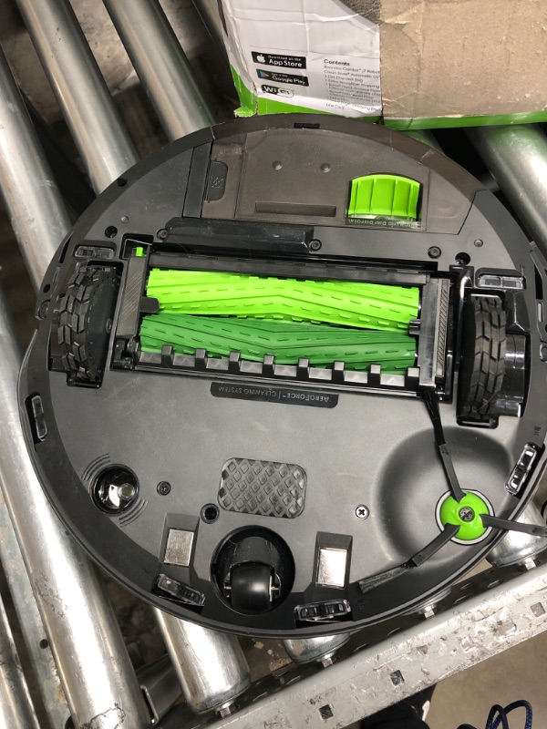 Photo 4 of **DAMAGED**PARTS ONLY**
iRobot® Roomba Combo™ j7+ Self-Emptying Robot Vacuum & Mop - Automatically vacuums and mops without needing to avoid carpets, Identifies & Avoids Obstacles, Smart Mapping, Alexa, Ideal for Pets