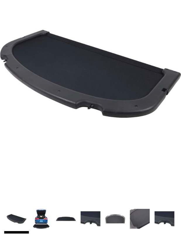 Photo 1 of Cargo Cover Compatible With 2002-2006 Acura RSX, Factory Style Black Trunk Privacy Cover Luggage Cover By IKON MOTORSPORTS, 2003 2004 2005