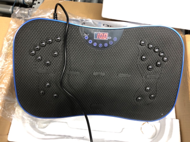 Photo 1 of TODO Vibration Plate Exercise Machine Whole Body Vibration Machine for Relieving Muscle Tightness, Remote Control/3 Resistance Loops/Resistance Bands