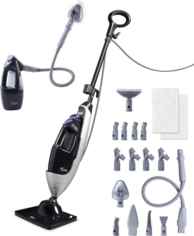 Photo 1 of LIGHT 'N' EASY Steam Mop Cleaners 9-in-1 with Detachable Handheld Unit, Floor Steamer for Hardwood/Grout/Tile,Multi-Purpose Handheld Steam Cleaner...
