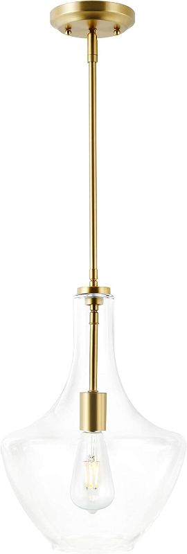 Photo 1 of Light Society LS-C263-BB-CL Sienna Pendant Lamp, Brushed Brass/Clear
