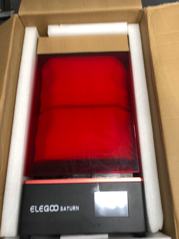 Photo 2 of ELEGOO Saturn MSLA 3D Printer UV Photocuring LCD Resin 3D Printer with 4K Monochrome LCD, Matrix UV LED Light Source, Off-Line, WLAN Print,192 x 120 x 200 mm³ / 7.55 x 4.72 x 7.87 in³ Printing Size