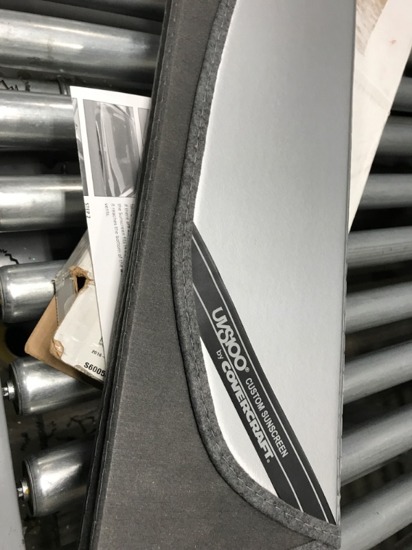 Photo 1 of Covercraft UVS100 Custom Sunscreen | UV11348SV | Compatible with Select Cadillac/Chevrolet/GMC Models, Silver
