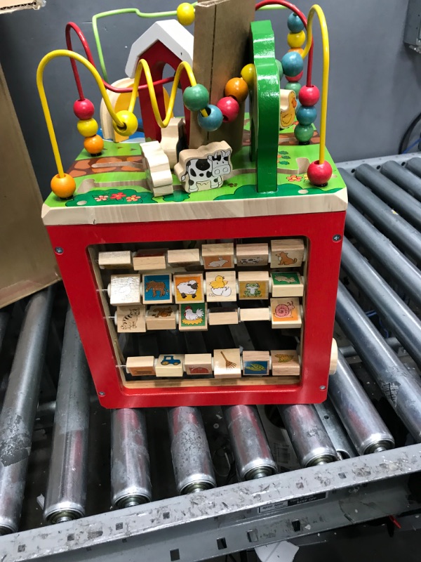 Photo 2 of Battat – Wooden Activity Cube – Discover Farm Animals Activity Center for Kids 1 year +, Standard
MISSING PIECES