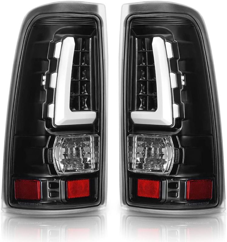 Photo 1 of AUTOSAVER88 LED Tail Lights Assembly Compatible with 1999-2006 Chevy Silverado 1500 2500 / 01-06 Silverado 3500 / 2007 Silverado Classic / GMC Sierra Classic / 99-02 GMC Sierra 1500 2500 Taillight
