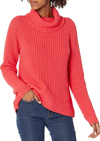 Photo 1 of Goodthreads Women's Cotton Shaker Stitch Turtleneck Sweater
SIZE- X SMALL