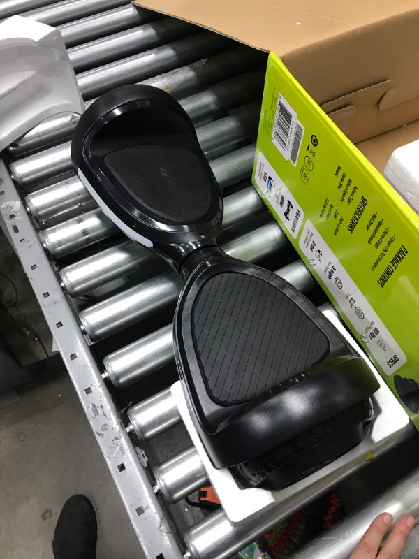 Photo 8 of ***PARTS ONLY*** Hover-1 Kids My First Hoverboard | 5 MPH Top Speed, 3 Mile Range, 300W Motor (2x 150W), 5hr Charge Time, 80lbs Max Weight, Black ***COSMETIC DAMAGE SEE PHOTOS*** 