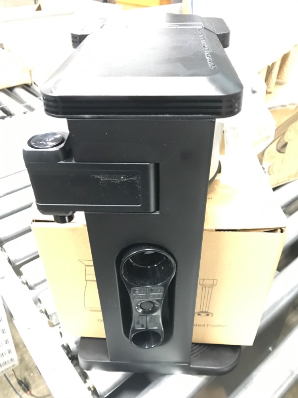 Photo 3 of ***FACTORY SEALED TESTED POWERS ON*** Ninja CM401 Specialty 10-Cup Coffee Maker, with 4 Brew Styles for Ground Coffee, Built-in Water Reservoir, Fold-Away Frother & Glass Carafe, Black Black 50 Oz. Glass Carafe