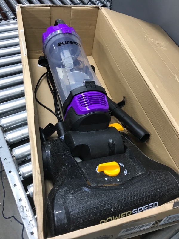 Photo 2 of ***TESTED WORKING*** eureka NEU182B PowerSpeed Bagless Upright Vacuum Cleaner, Lite, Purple