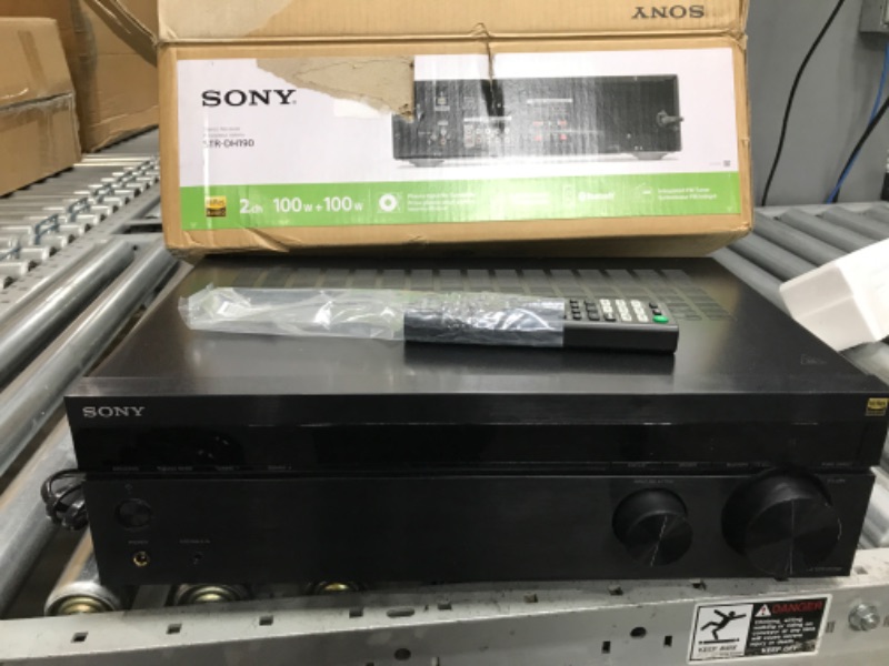 Photo 2 of Sony STRDH190 2-ch Home Stereo Receiver with Phono Inputs & Bluetooth Black