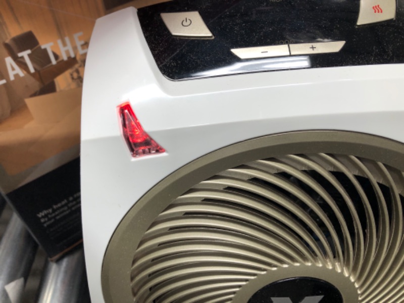 Photo 2 of **SEE NOTES**
Vornado AVH10 Vortex Heater with Auto Climate Control, 2 Heat Settings, Fan Only Option, Digital Display, Advanced Safety Features, Whole Room, White AVH10 — Auto Climate Heater