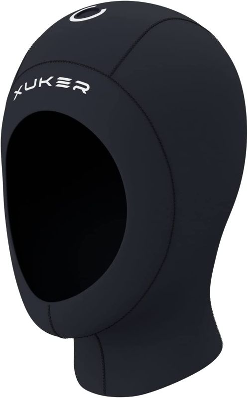 Photo 1 of **** SIZE -SMALL ****
XUKER Neoprene Wetsuit Hood 3mm for Men Women, Diving Cap Surfing Thermal Hood for Snorkeling Swimming Canoeing Water Sports
