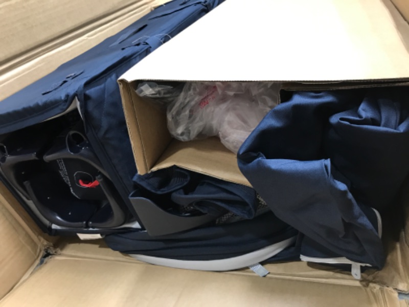Photo 1 of Graco Pack 'n Play Travel Dome LX Playard | Includes Portable Bassinet, Full-Size Infant Bassinet, and Diaper Changer, Leyton w/ Raised Mode Leyton