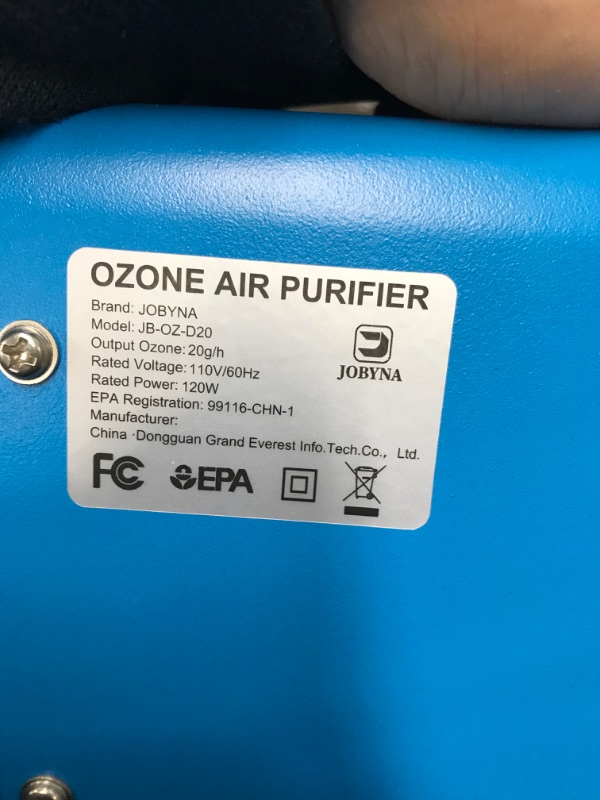 Photo 1 of JOBYNA Ozone Generator, 20,000mg/h Ozone Machine, High Capacity Industrial/Commercial/Home Ozone Generator Air Purifier for Rooms, Smoke, Auto, Cars, and Pets
