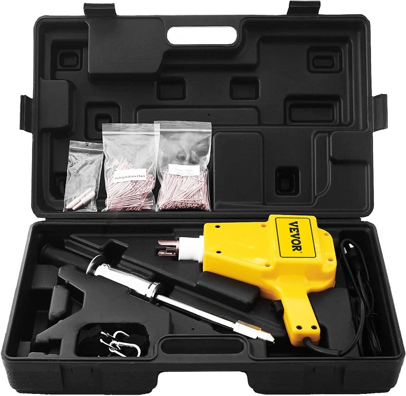 Photo 7 of Mophorn Stud Welder Kit, 4550 Stud Welder Dent Repair Kit, 800 VA Spot Welder Stud, 110V Welder Stud Kit, Stud Gun Dent Puller Kit with Complete Accessories, Dent Welder Repair for Auto Body Repairing