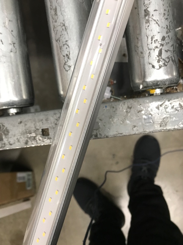 Photo 5 of *USED*Kihung T8 Led Bulbs 4 Foot, 12 Packs, 24W, 3120LM 6000K, Daylight White Led Tube Lights 4ft, Ballast Bypass, Dual-end Powered, T8 T10 T12 Led 4ft Replacement Fluorescent Bulbs, V Shape Led T8 12 Count (Pack of 1)