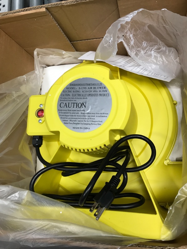 Photo 3 of 1.25HP(950w) Air Blower, Pump Fan Commercial Inflatable Bouncer Blower, Perfect for Inflatable Bounce House, Jumper, Bouncy Castle ?UL certification? 950W (1.25HP)