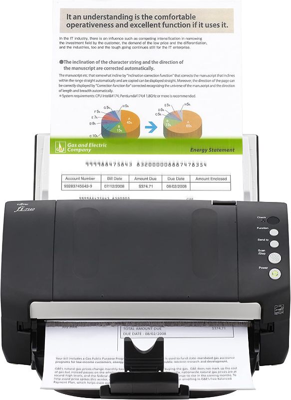 Photo 1 of Fujitsu FI-7140 Document Scanner