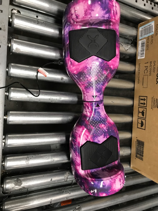 Photo 2 of ***NOT FUNCTIONAL*** Hover-1 Helix Electric Hoverboard | 7MPH Top Speed, 4 Mile Range, 6HR Full-Charge, Built-in Bluetooth Speaker, Rider Modes: Beginner to Expert Hoverboard Galaxy