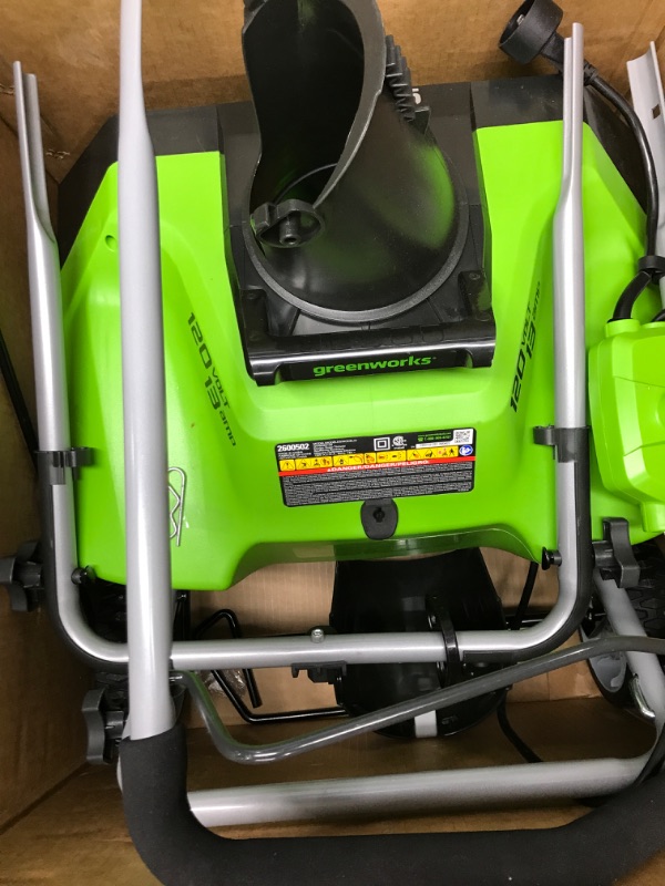 Photo 3 of *** USED ***Greenworks 13 Amp 20-Inch Corded Snow Blower, 2600502