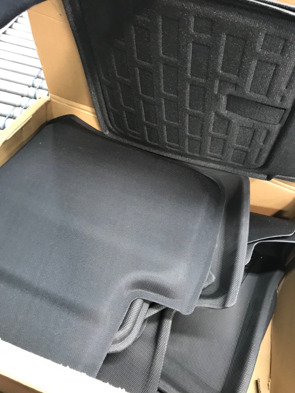 Photo 3 of Tesla Model Y Floor Mats 2023 2022 2021 2020, Tesla Model Y Trunk Mat Cargo Mat, Waterproof Anti-Slip Floor Mat Custom Fit for Tesla Model Y 5-Seater Accessories (Full Set) 5 Seater(Floor mats+Trunk mats?