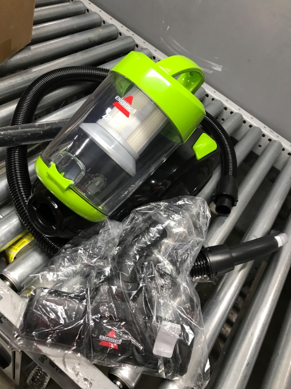 Photo 3 of *** USED *** BISSELL Zing Lightweight, Bagless Canister Vacuum, 2156A Black/Citrus Lime Zing Canister