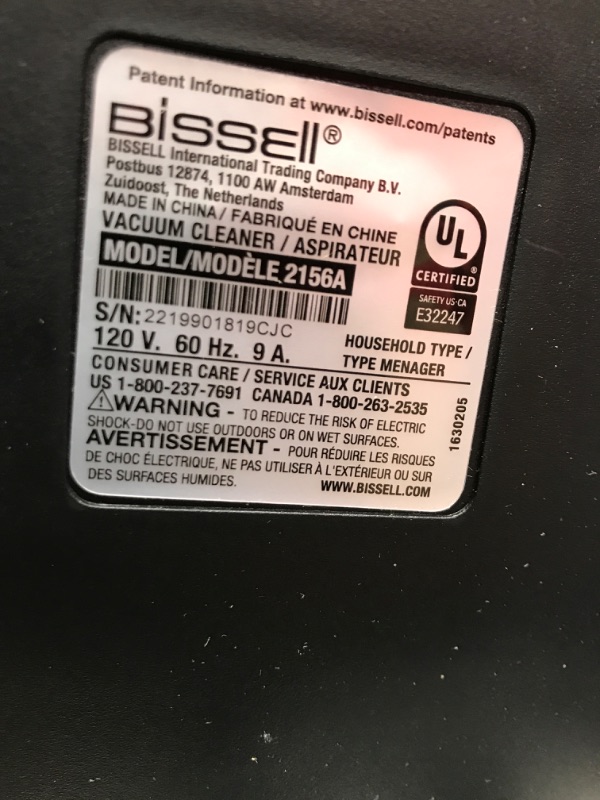 Photo 2 of *** USED *** BISSELL Zing Lightweight, Bagless Canister Vacuum, 2156A Black/Citrus Lime Zing Canister