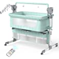 Photo 2 of *** USED ***Creatart Smart Baby Bassinet Bedside Sleeper,Music Play,Automatic Cradle with Timing Function & 5-Speed,Portable Baby Bed Height Adjustable Crib
