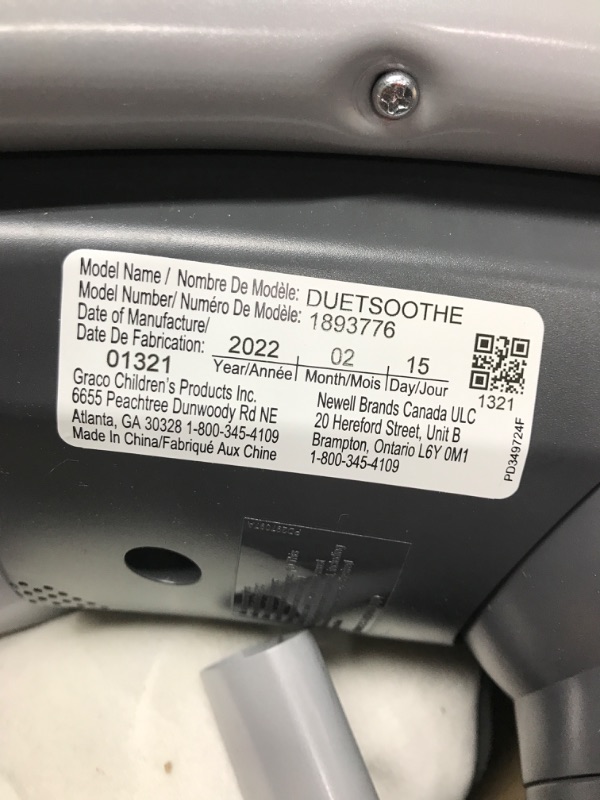 Photo 1 of *** USED *** ;Graco DuetSoothe Swing and Rocker Sapphire