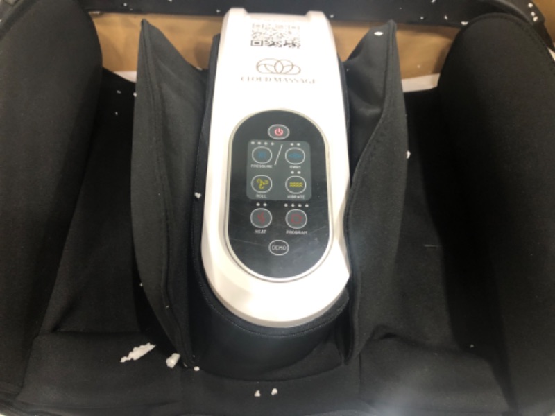 Photo 2 of Cloud Massage Shiatsu Foot Massager Machine - Increases Blood Flow Circulation, Deep Kneading, with Heat Therapy - Deep Tissue, Plantar Fasciitis, Diabetics, Neuropathy (with Remote)