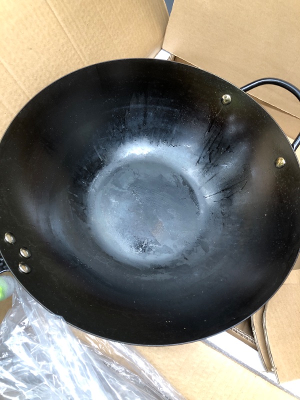 Photo 1 of *** USED** Babish Carbon Steel Wok, 14-Inch
