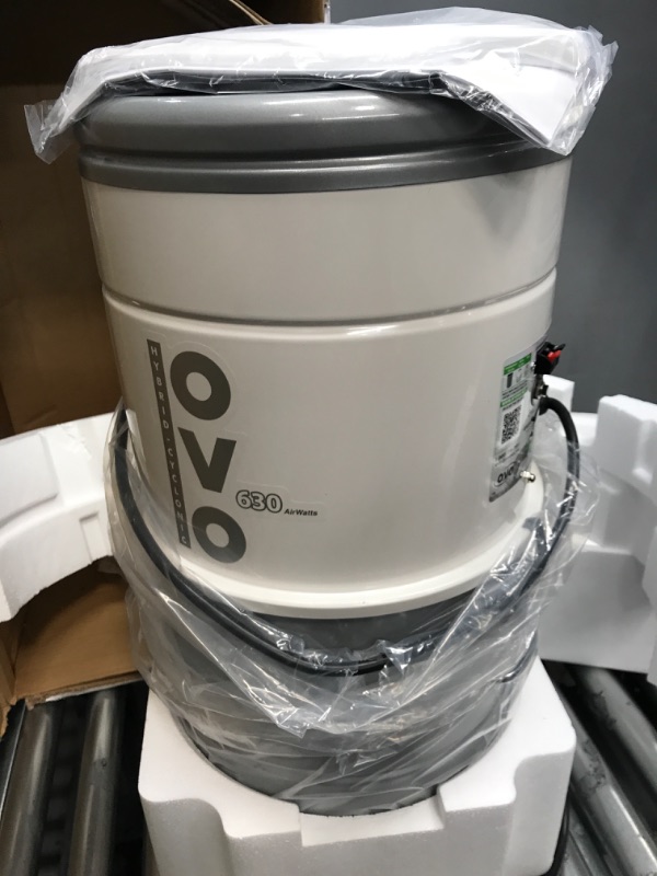 Photo 2 of ***PARTS ONLY*** OVO Large and Powerful Central Vacuum System, Hybrid Filtration (with or Without Disposable Bags), 25L or 6.6 Gal, 630 Air watts + 30 ft Deluxe Accessory Kit Included Vac + Kit A 30'