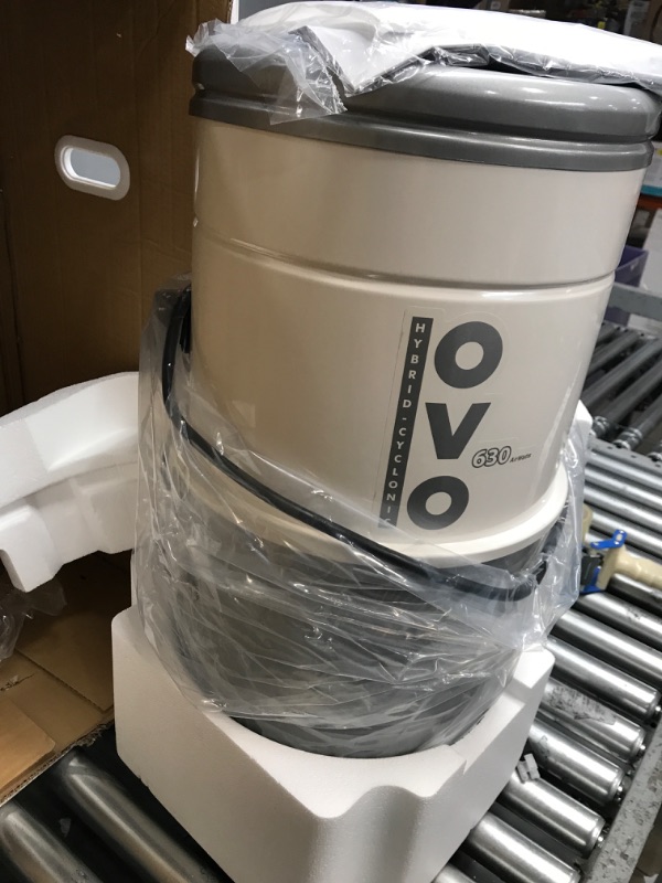 Photo 3 of ***PARTS ONLY*** OVO Large and Powerful Central Vacuum System, Hybrid Filtration (with or Without Disposable Bags), 25L or 6.6 Gal, 630 Air watts + 30 ft Deluxe Accessory Kit Included Vac + Kit A 30'