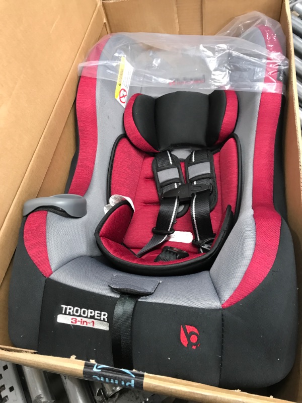 Photo 2 of Baby Trend Trooper 3 in 1 Convertible Car Seat Red