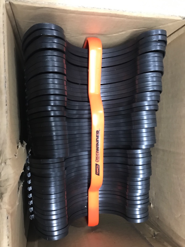 Photo 2 of Camco Sidewinder RV Sewer Support | Made from Sturdy Lightweight Plastic | Curve Around Obstacles and Won't Creep Closed | 20 Feet | Black | (43052) Frustration Free Packaging