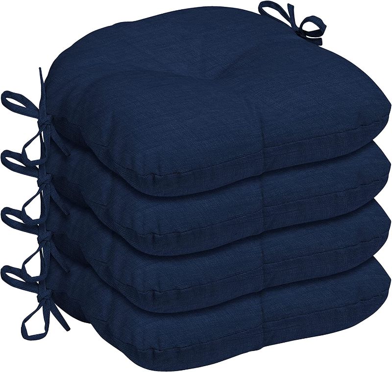 Photo 1 of 
Arden Selections Outdoor Seat Cushion (4 Pack), Sapphire Blue Leala, 15" D x 14.5" W x 3.5" H
Style:15 x 14.5 Seat Pad (4pk)
Color:Sapphire Blue Leala