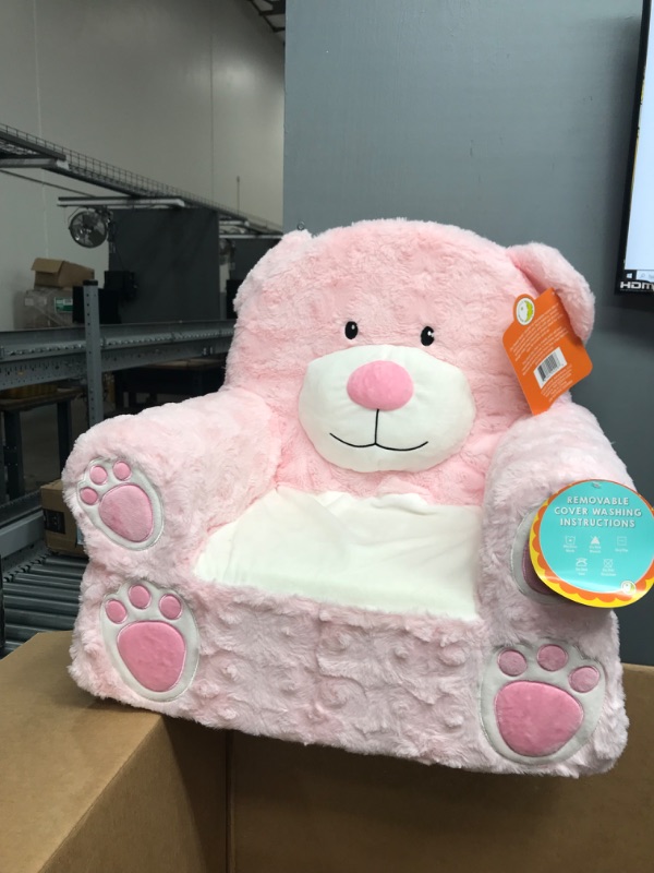 Photo 2 of Animal Adventure | Sweet Seats | Pink Bear Children's Plush Chair