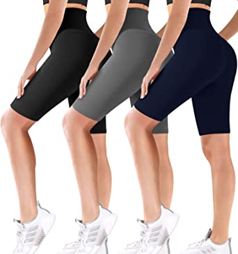 Photo 1 of INCOMPLETE COOLOVER 3 Pack Biker Shorts for Women-8" Buttery Soft High Waisted Tummy Control Biker Shorts for Workout Running Athletic S/M
**MISSING 2 PAIRS, 1 ONLY**