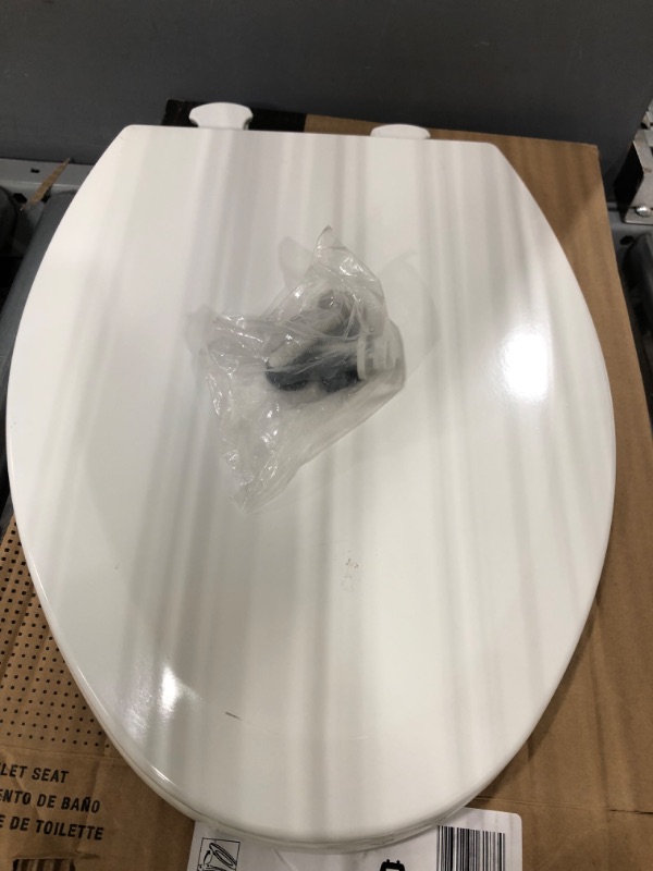 Photo 2 of Bemis 1500EC 000 Toilet Seat, Elongated White