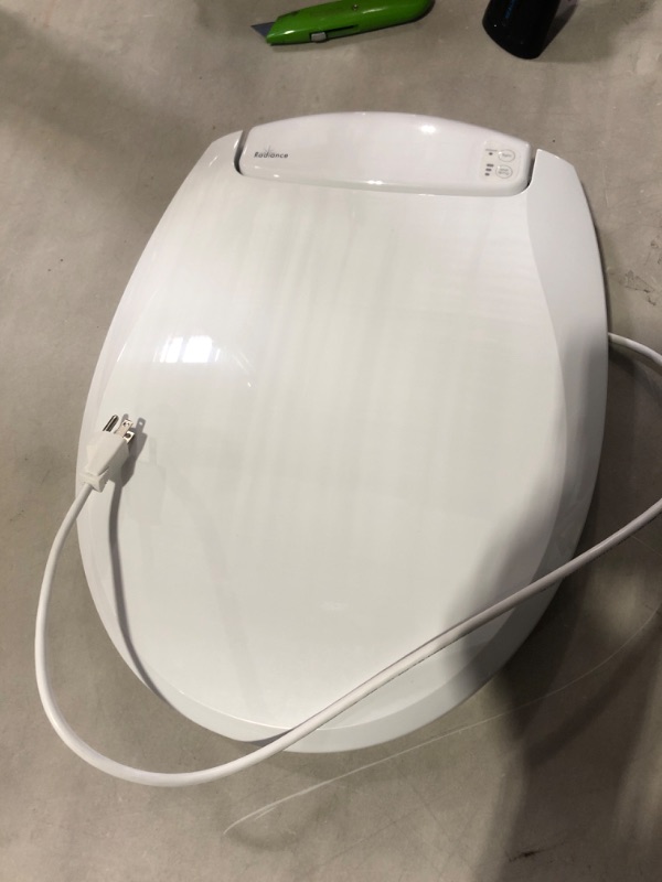 Photo 2 of Bemis Radiance Heated Round Closed Front Toilet Seat in White