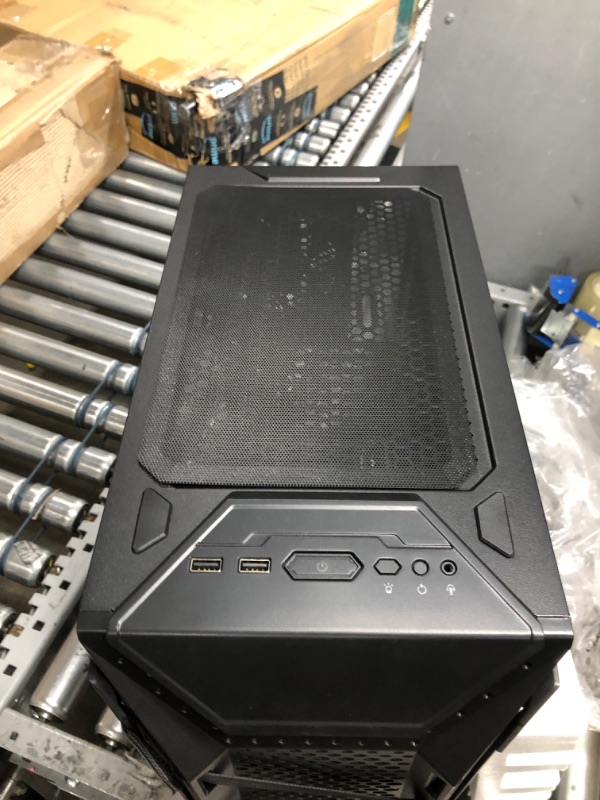 Photo 1 of ASUS TUF Gaming GT301 Mid-Tower Compact Case for ATX Motherboards with honeycomb Front Panel, 120mm AURA Addressable RBG fans, headphone hanger, and 360mm radiator support, 2 x USB 3.2 TUF GT301 Case