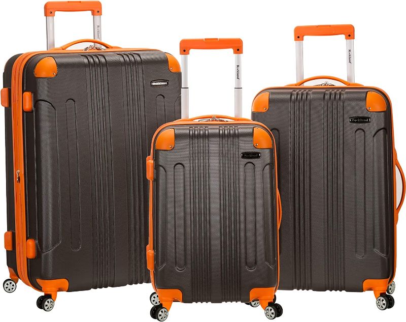 Photo 1 of **SEE NOTES**
Rockland London Hardside Spinner Wheel Luggage, Charcoal, 3-Piece Set (20/24/28)
