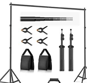 Photo 1 of Adjustable Background Stand Backdrop Support System Kit 