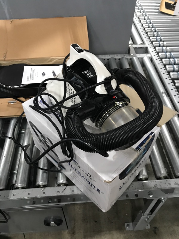 Photo 1 of LivePure - Ultramite Handheld HEPA Filter Vacuum & Fabric Sanitizer - Dual Motor Brush, UVC Light, And Anti- Allergen Filter To Remove Dust Mites, Bacteria, Viruses