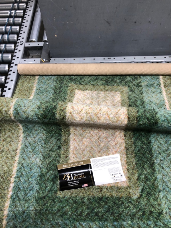 Photo 4 of *USED*Brumlow Mills Muted Braided Print Home Indoor Area Rug for Living Room Decor, Dining, Kitchen Rug, or Bedroom Mat, 2'6" x 3'10", Green 2 ft 6 in x 3 ft 10 in Green