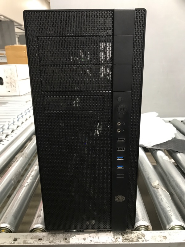 Photo 1 of Cooler Master N400 NSE-400-KKN2 Mid-Tower Fully Meshed Front Panel Computer Case (Midnight Black) N400 ATX Mid-Tower Case