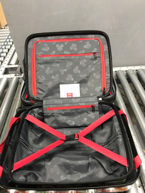 Photo 1 of (See photo for minor damage)American Tourister Disney Roll Aboard 2 pc Hardside Set