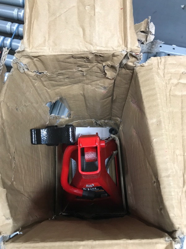 Photo 1 of BIG RED T43006 Torin Steel Jack Stands (Fits: SUVs and Extended Height Trucks): 3 Ton (6,000 lb) Capacity, Red, 1 Pair